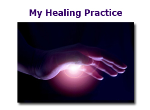 Healing hand of light